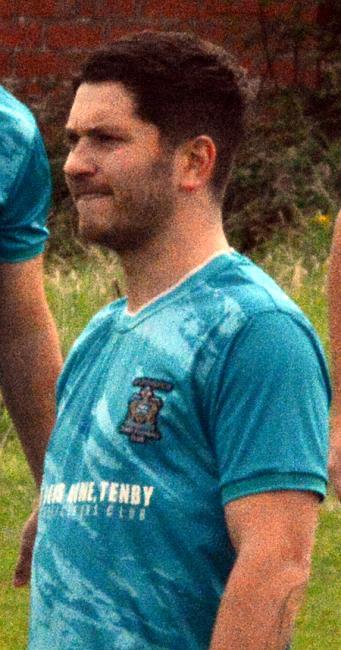 Scott Ferney - scored a brilliant hat-trick for Tenby